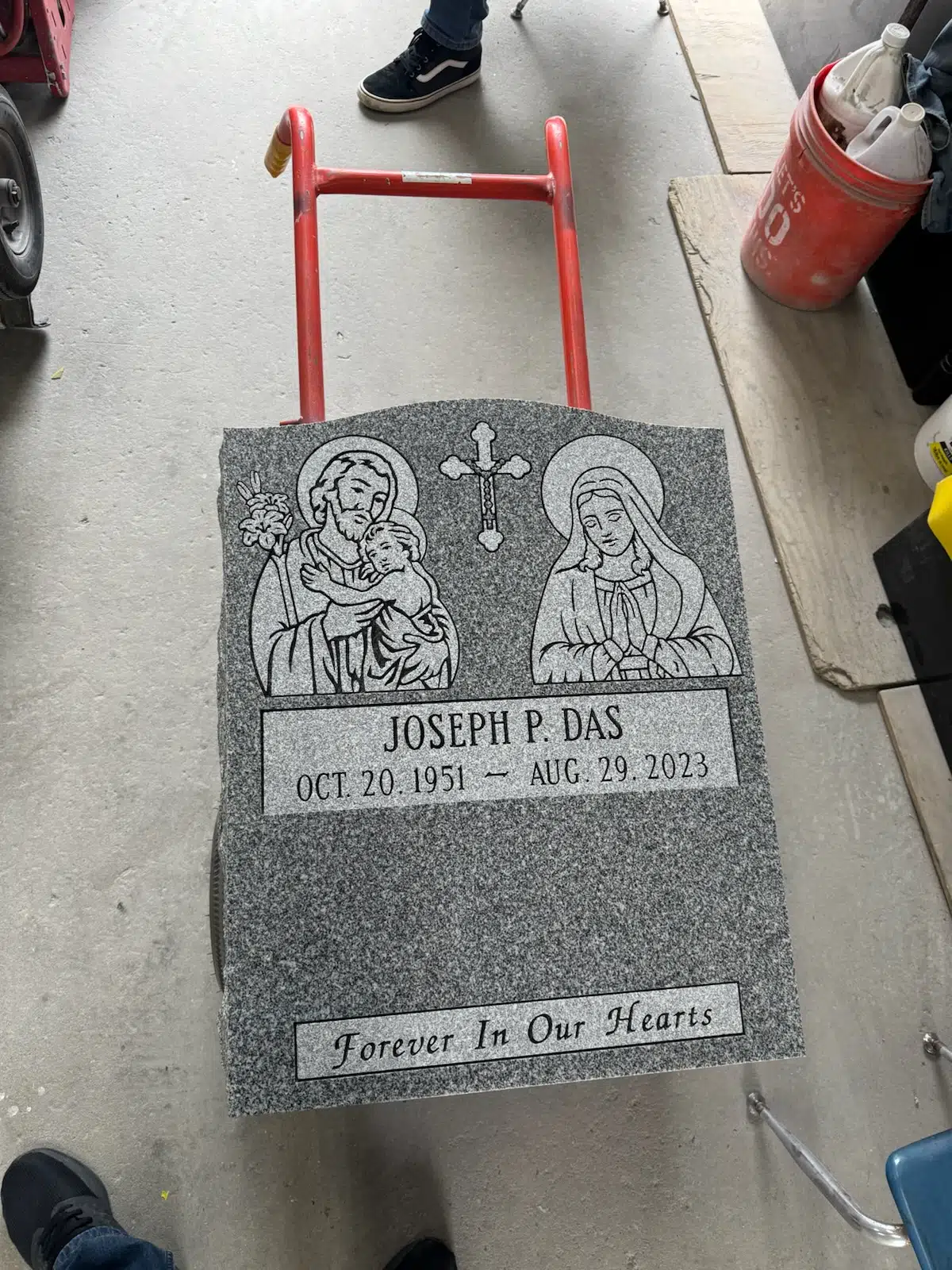 Granite Headstone Maker / Company hand-carved by Headstone Company Guide in NJ — image 9