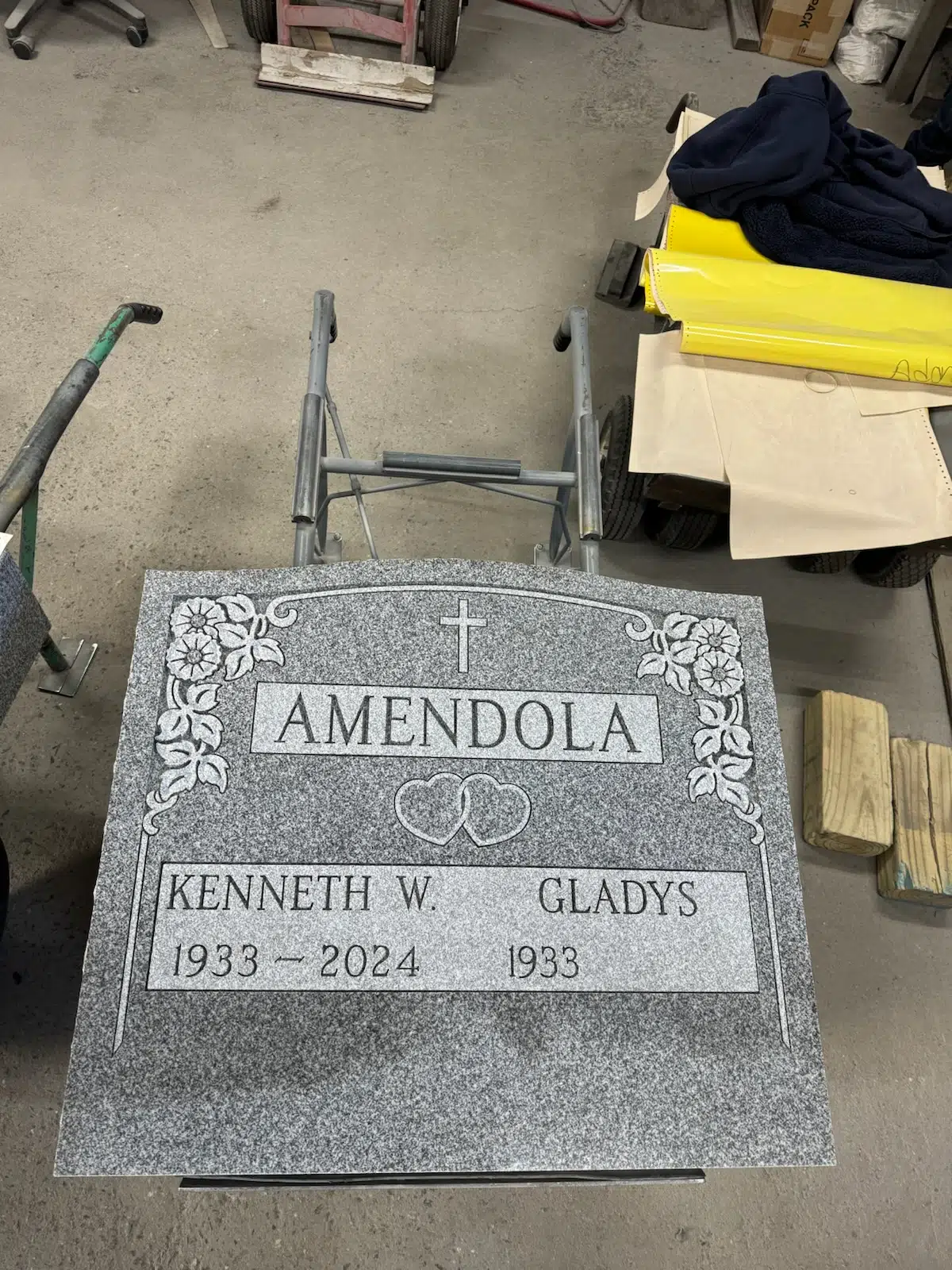 Granite Headstone Maker / Company hand-carved by Headstone Company Guide in NJ — image 2